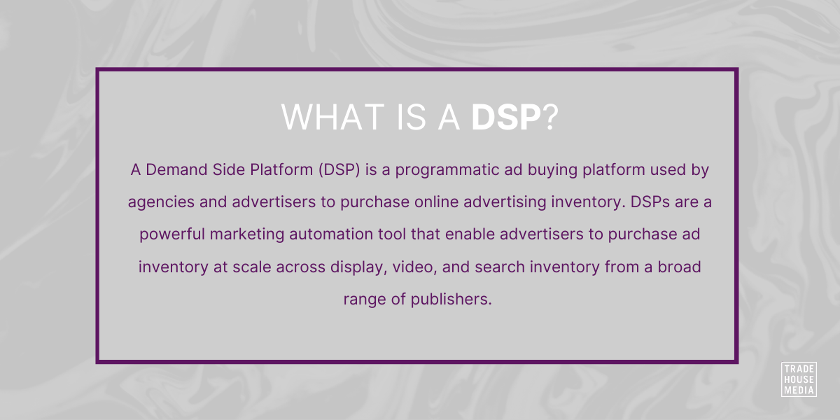 What is a demand side platform (DSP)?