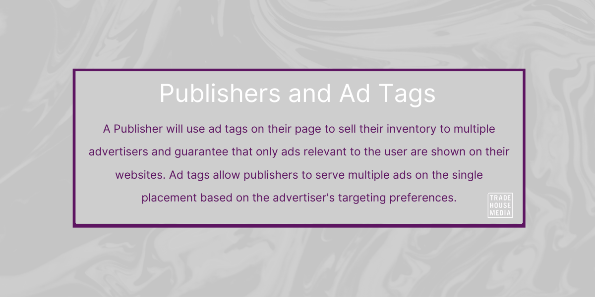 how publishers use ad tags